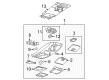 Ford Explorer HVAC Control Module Diagram - 5L2Z-19980-CA
