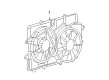 Ford Escape Radiator fan Diagram - 5L8Z-8C607-CB