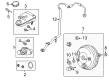 Ford Focus Master Cylinder Repair Kit Diagram - CV6Z-2140-B