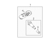 Ford TPMS Sensor Diagram - BB5Z-1A189-A