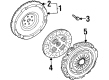 Ford Escort Flywheel Ring Gear Diagram - D8RZ-6384-A