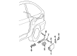 Ford Aspire Fuel Door Diagram - F4BZ58405A26A