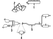Lincoln Mark VIII Catalytic Converter Diagram - F7LZ-5G232-AA