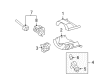 Ford Fusion Steering Column Cover Diagram - AE5Z-3530-AG