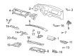 Lincoln Town Car Ashtray Diagram - 6W1Z-5404810-AC