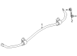 Lincoln Nautilus Sway Bars Diagram - PZ1Z-5A772-C