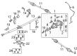 Ford Edge CV Joint Companion Flange Diagram - DP5Z-4851-A