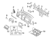 Ford Escape Steering Column Cover Diagram - 8L8Z-78017A26-A