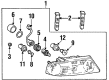 Ford Escort Light Socket Diagram - F87Z-13411-AA