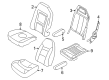 Ford E-350 Super Duty Seat Covers Diagram - BC2Z-1562900-BA