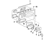 Ford Escort Power Window Switch Diagram - F4ZZ-14529-A