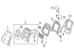 Ford Explorer Seat Covers Diagram - MB5Z-7864417-BA