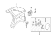 Ford Edge Fuel Filler Housing Diagram - 7T4Z-7827936-A