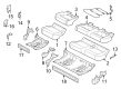 Ford F-150 Lightning Seat Covers Diagram - NL3Z-1663805-SD