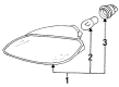 Ford Escort Side Marker Light Diagram - F8CZ-13369-AD