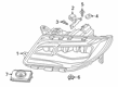 Ford Fusion Headlight Diagram - HP5Z-13008-N