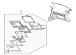 Ford Thunderbird Glove Box Diagram - 5W6Z-76060T10-BAA