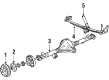 Ford Bronco II Brake Drum Diagram - YL5Z-1V126-CA
