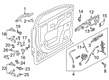 Lincoln MKX Interior Door Handle Diagram - HA1Z-5822600-CB