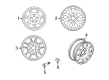 Ford Crown Victoria Spare Wheel Diagram - 6W7Z-1007-BA