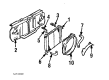 Ford Bronco II Fan Shroud Diagram - F47Z-8146-A
