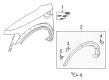 Ford F-150 Emblem Diagram - AL3Z-16228-B