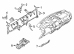 Lincoln Navigator Steering Column Cover Diagram - JL1Z-78017A26-A