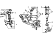 Ford Mustang Sway Bar Bracket Diagram - E6ZZ5486A