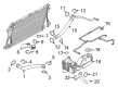 Ford Coolant Reservoir Hose Diagram - BC3Z-8260-F