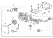 Ford Escape Mirror Actuator Diagram - CU5Z-17D696-A