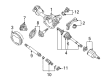 Ford Explorer Sport Trac Axle Shaft Diagram - F5TZ-3B414-B