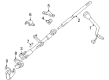 Ford Crown Victoria Automatic Transmission Shift Levers Diagram - XW7Z-7210-AMB