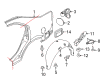 Ford Fusion Wheelhouse Diagram - 6E5Z-5428371-A