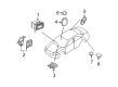 Lincoln Zephyr Car Speakers Diagram - 6H6Z-18808-JA