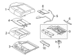 Lincoln Continental Seat Covers Diagram - GD9Z-5462900-GF