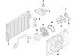 Ford Radiator fan Diagram - CV6Z-8C607-Q