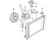 Ford Taurus Radiator fan Diagram - 5F1Z-8C607-C