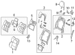 Lincoln Navigator Seat Covers Diagram - NL7Z-7864416-MA