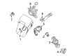 Ford Flex Ignition Lock Cylinder Diagram - AA8Z-3F527-B