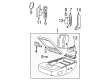 Ford F-250 Armrest Diagram - XL3Z-15644A22-BAC
