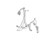 Mercury Sable Seat Belt Diagram - YF1Z-74611B69-BAB