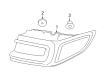 Lincoln Continental Tail Light Diagram - GD9Z-13405-J