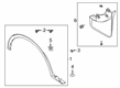 Ford Escape Mud Flaps Diagram - PJ6Z-16A550-AA