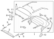 Ford Mustang Convertible Top Motor Diagram - PR3Z-76533A00-A