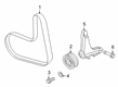 Ford Fiesta Timing Belt Idler Pulley Diagram - BE8Z-19A216-A