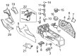 Ford Focus Center Console Base Diagram - CV6Z-58045A36-AC