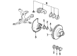 Ford LTD Crown Victoria Brake Caliper Diagram - F2AZ-2B120-A