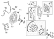 Ford F-350 Super Duty ABS Sensor Diagram - HC3Z-2C204-C