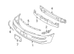 Ford Five Hundred Bumper Cover Diagram - 5G1Z-17D957-BAB