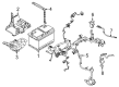 Lincoln Nautilus Battery Tray Diagram - JX6Z-10732-F